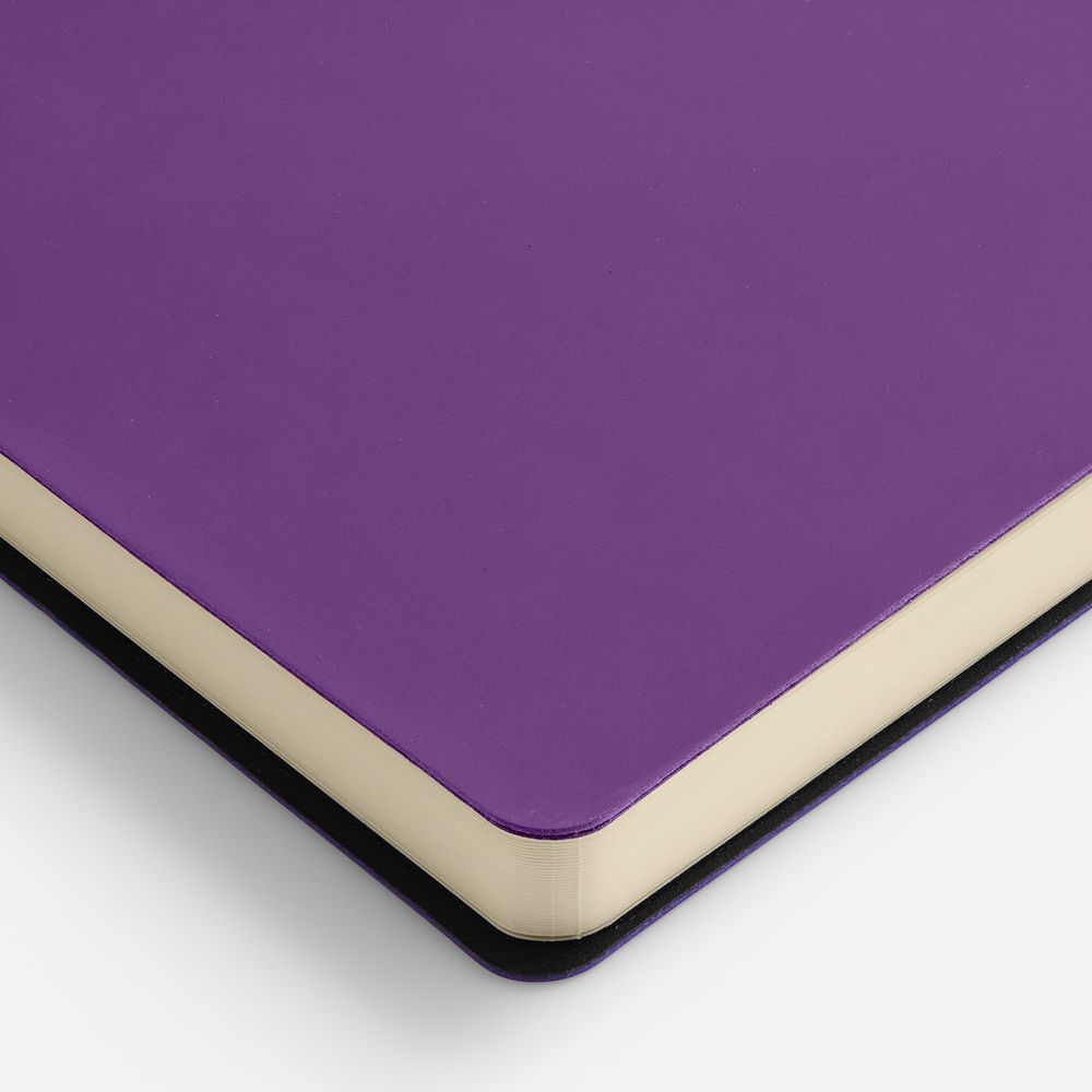 Ежедневник Flex Shall New, недатированный, фиолетовый / Миниатюра WWW (1000)