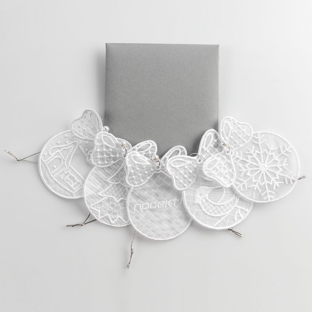 Набор «Зимние узоры» с подвеской на заказ / Миниатюра WWW (1000)