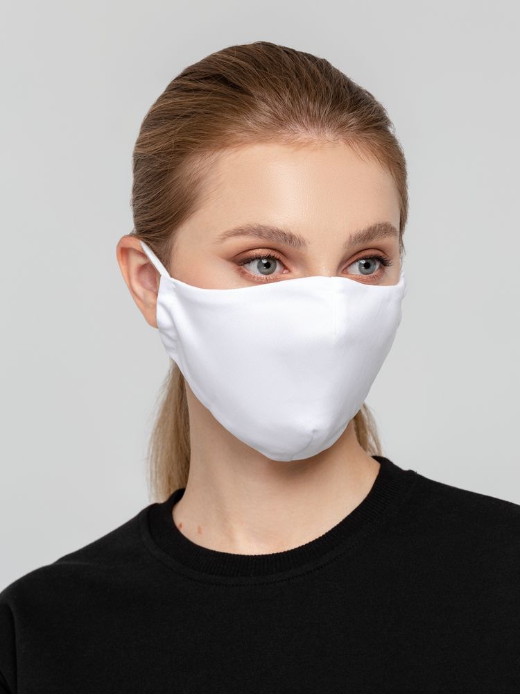 Маска для лица, белая / Миниатюра WWW (1000)