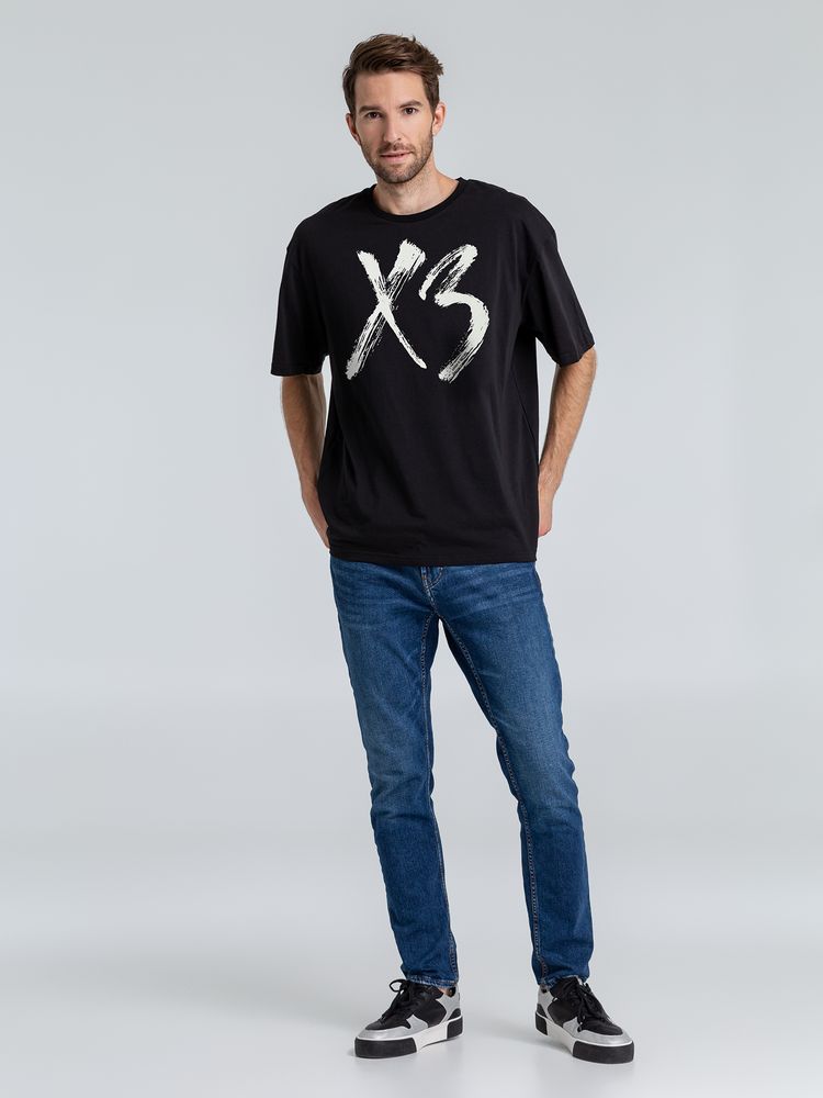 Футболка оверсайз «ХЗ», черная / Миниатюра WWW (1000)