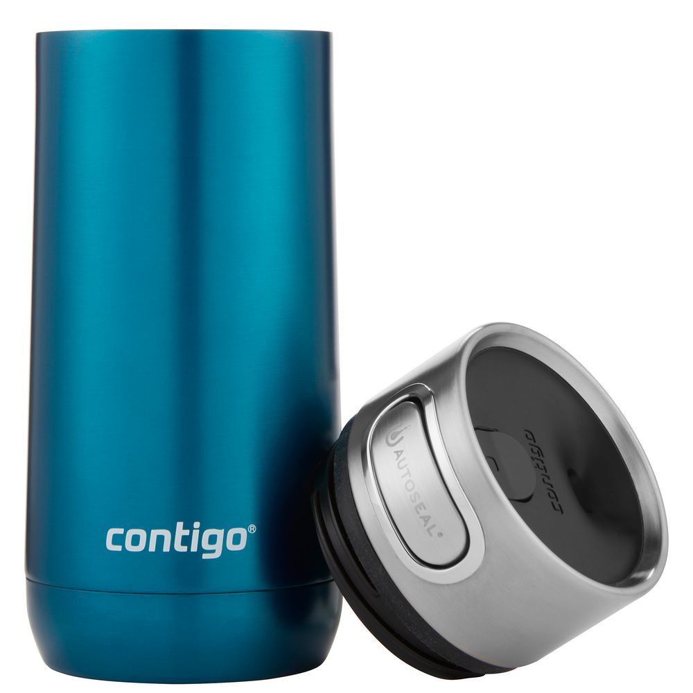 Термостакан Luxe, вакуумный, герметичный, бирюзовый (морская волна) / Миниатюра WWW (1000)