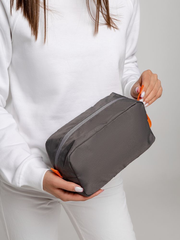 Несессер Sensa, серый с оранжевым / Миниатюра WWW (1000)