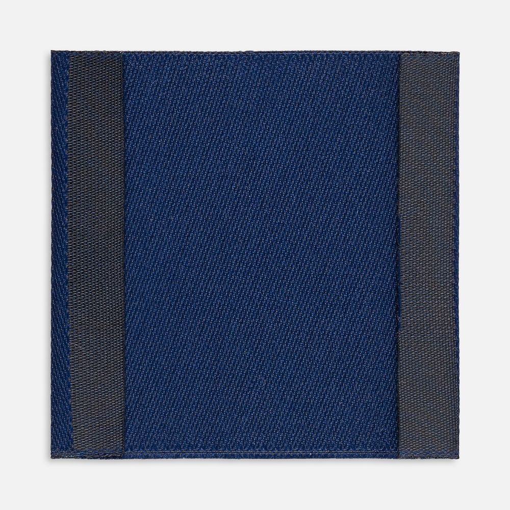 Лейбл тканевый Epsilon, L, темно-синий / Миниатюра WWW (1000)