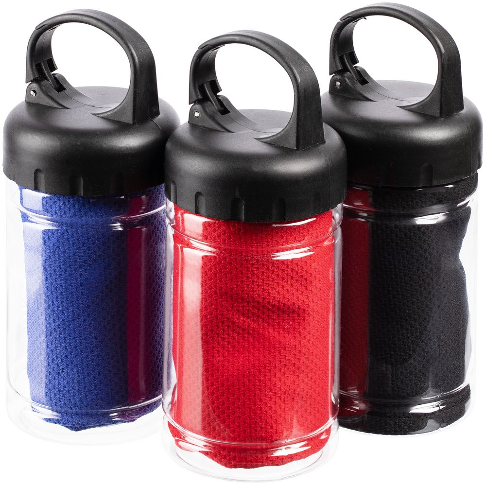 Охлаждающее полотенце Frio Mio в бутылке, красное / Миниатюра WWW (1000)