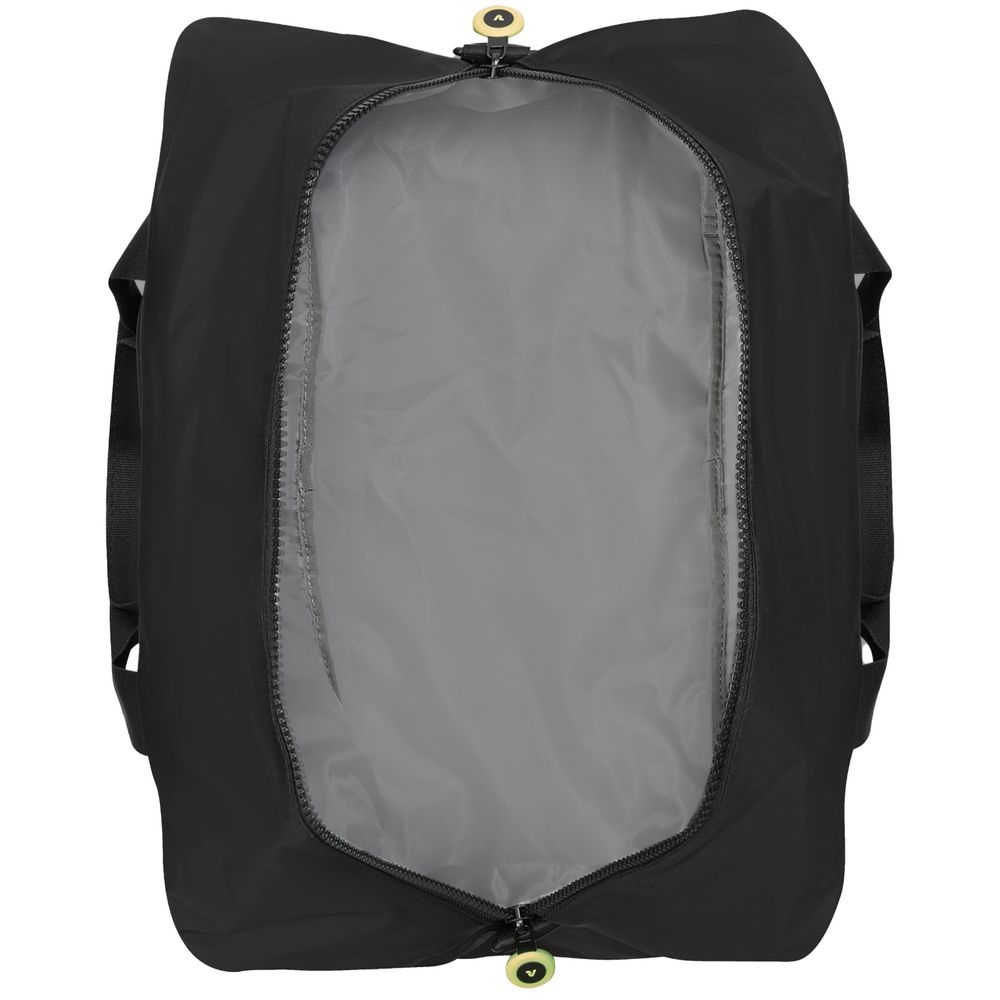 Сумка дорожная Compact Neon, черная с зеленым / Миниатюра WWW (1000)