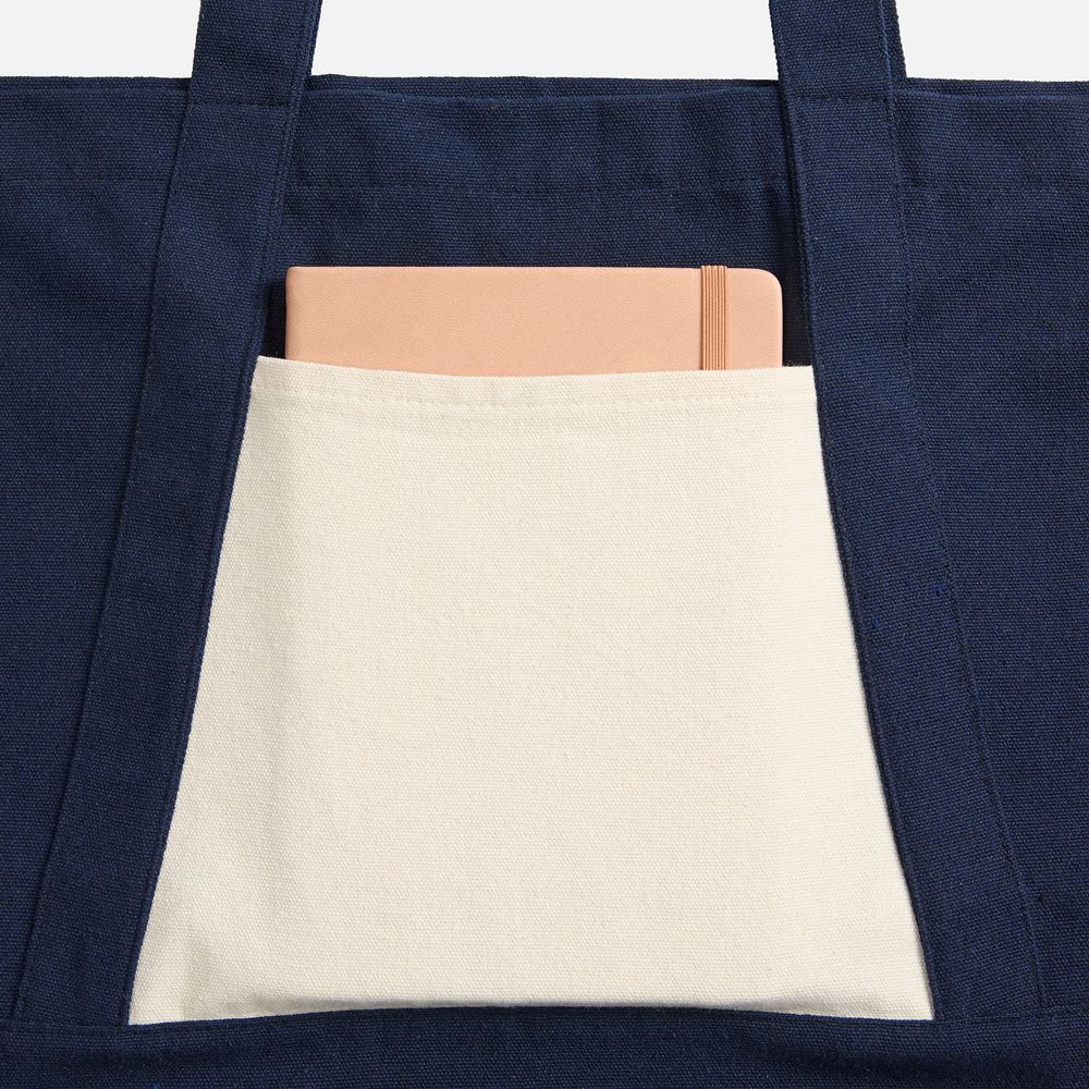 Шопер Shophop, синий с неокрашенным / Миниатюра WWW (1000)