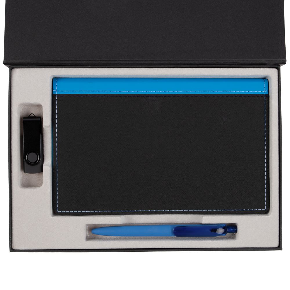 Набор Nice Twice Memory, черный с голубым / Миниатюра WWW (1000)