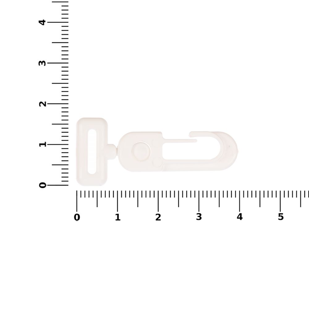 Застежка-карабин Сarabine, S, белый / Миниатюра WWW (1000)