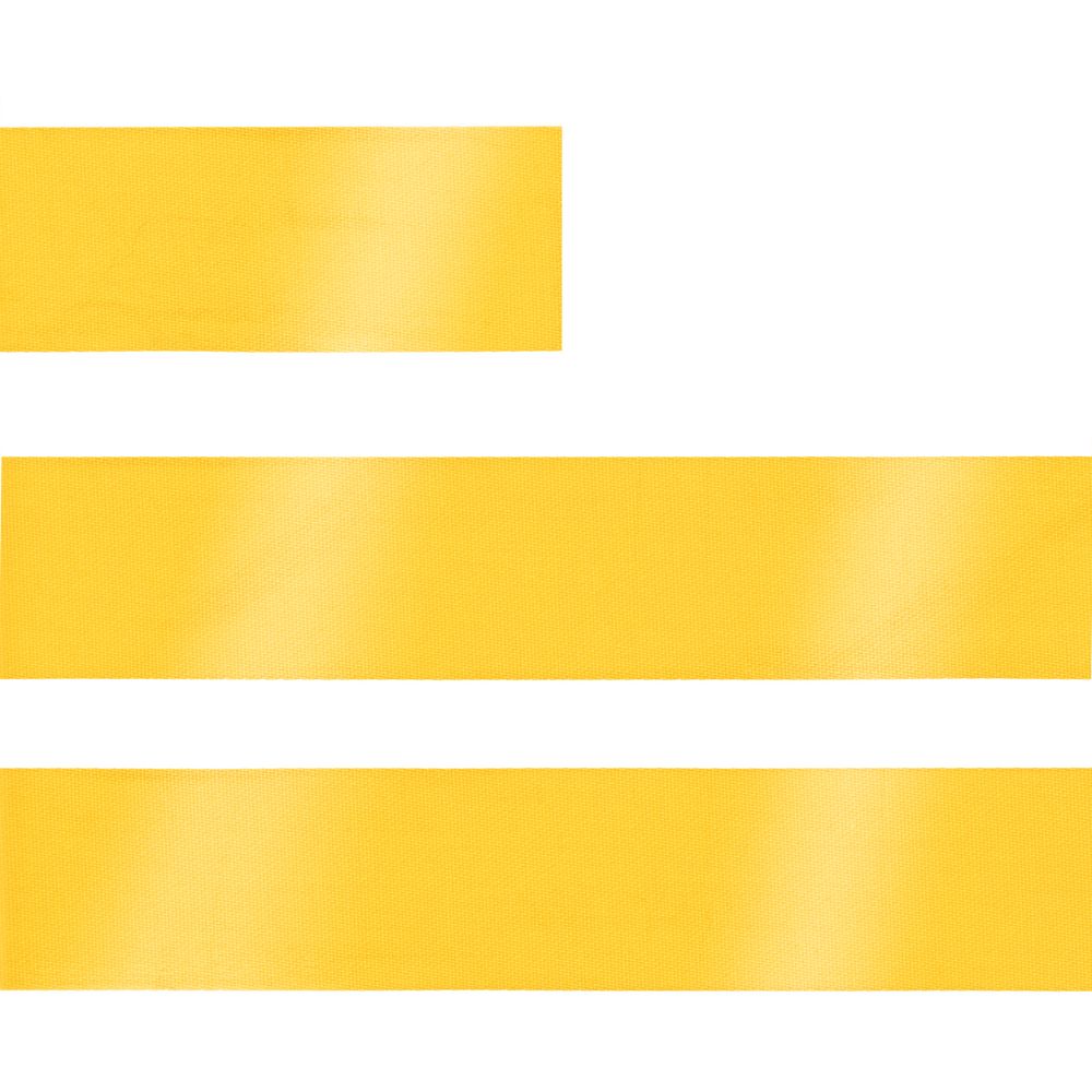 Лента сатиновая Satin 20 XXL, желтая, 240 см / Миниатюра WWW (1000)