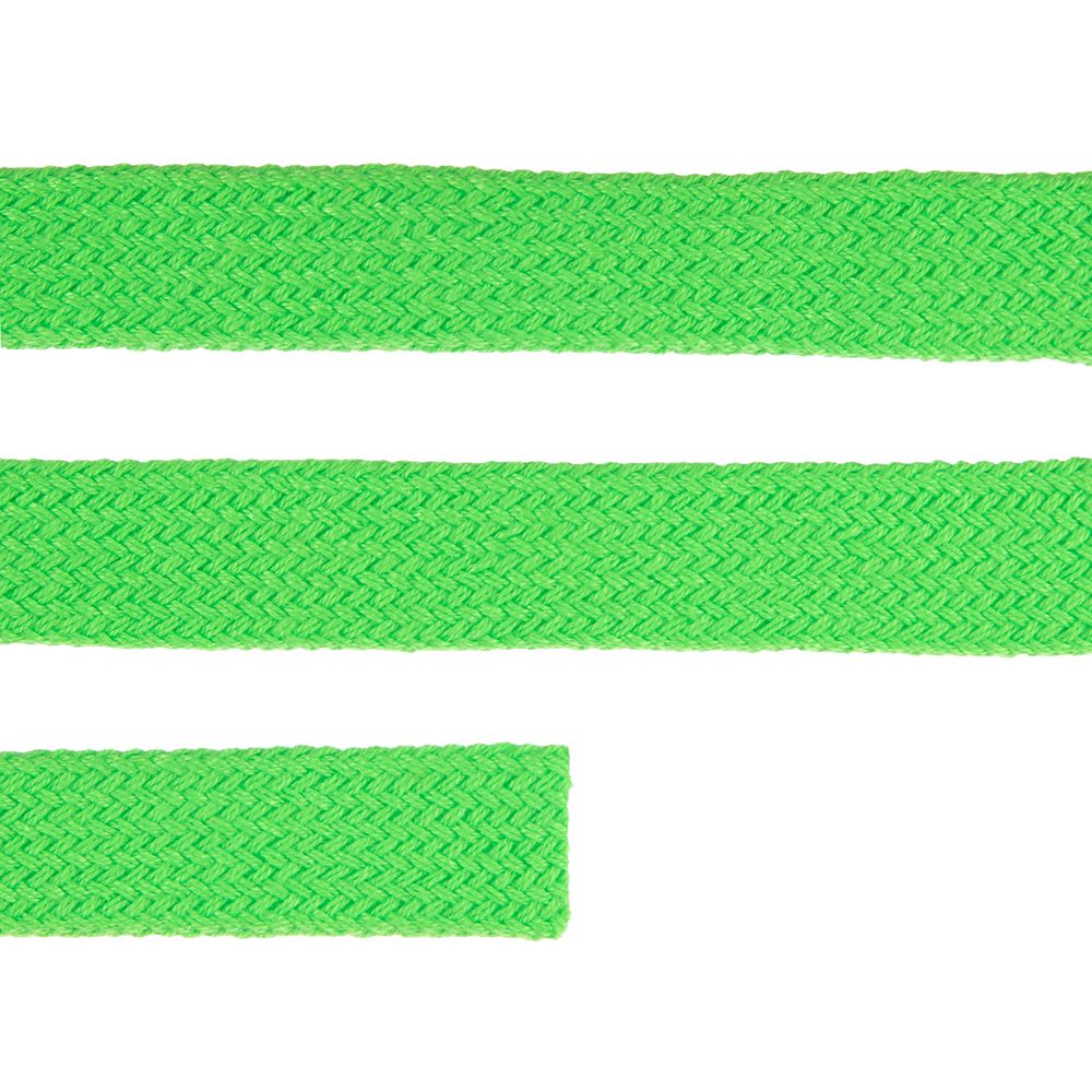 Плоский шнур Cord L, зеленый неон, 130 см / Миниатюра WWW (1000)