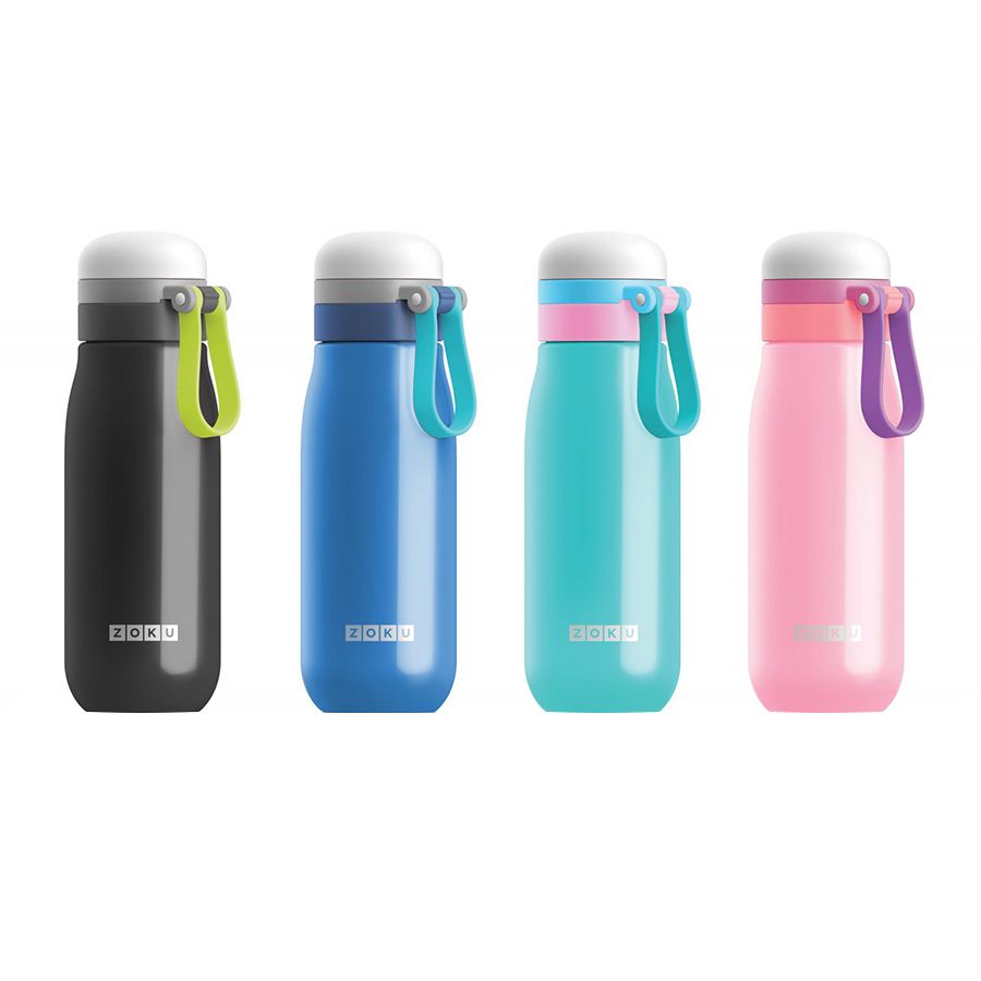 Вакуумная бутылка для воды Zoku, розовая / Миниатюра WWW (1000)