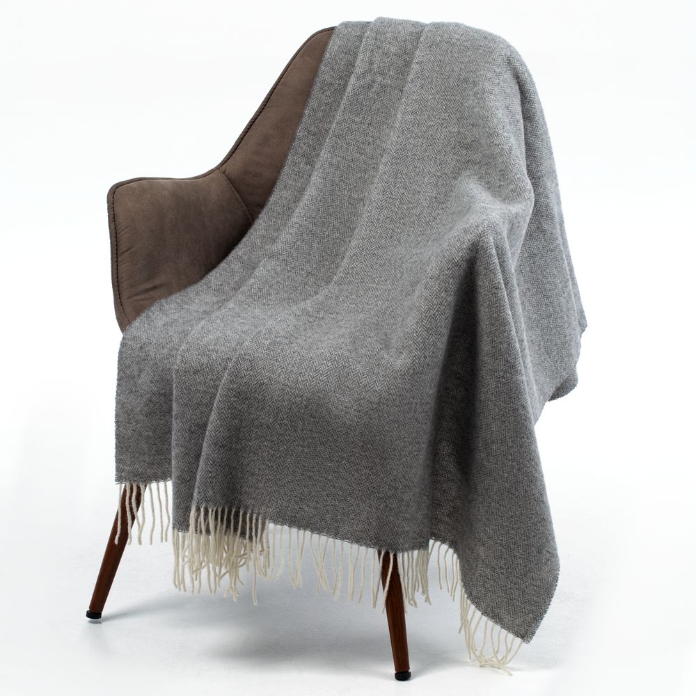 Плед Bilbo, серый / Миниатюра WWW (1000)