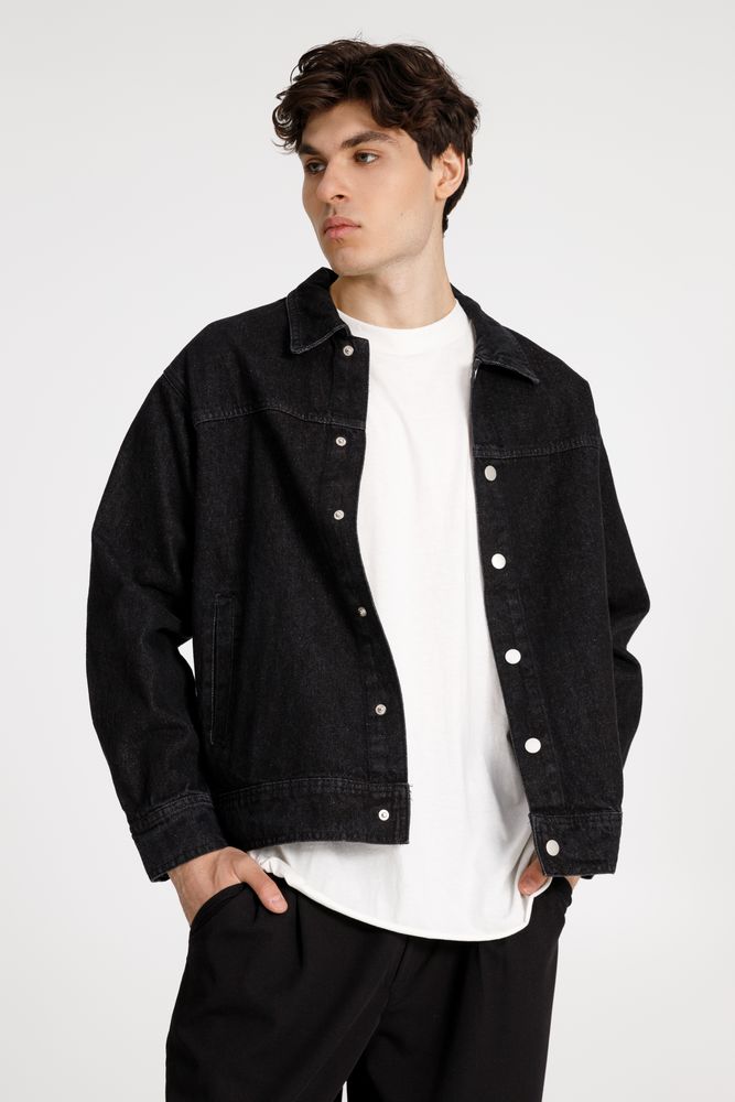 Куртка джинсовая O1, черная / Миниатюра WWW (1000)