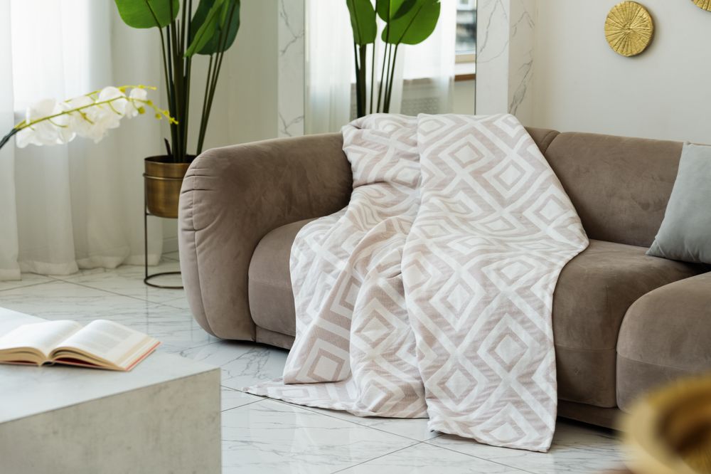 Плед Cordoba, бежевый / Миниатюра WWW (1000)