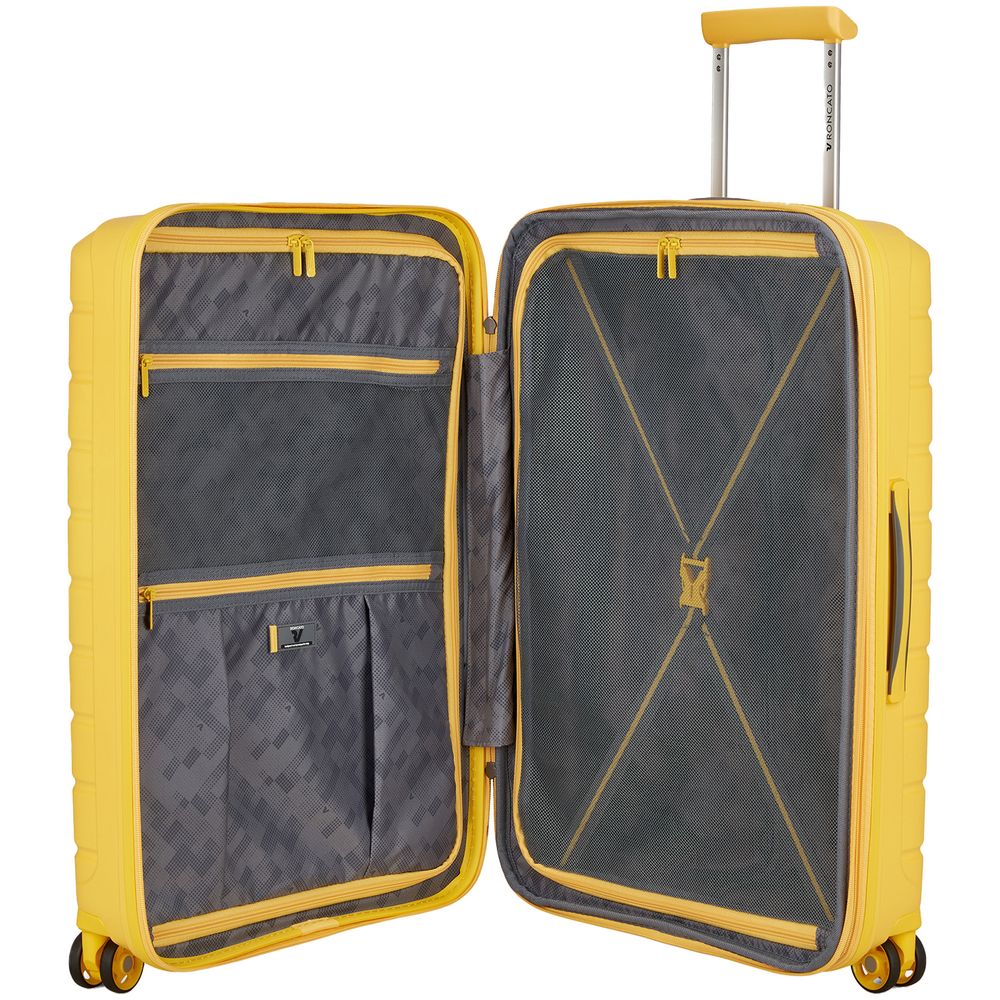 Чемодан Butterfly M, желтый / Миниатюра WWW (1000)