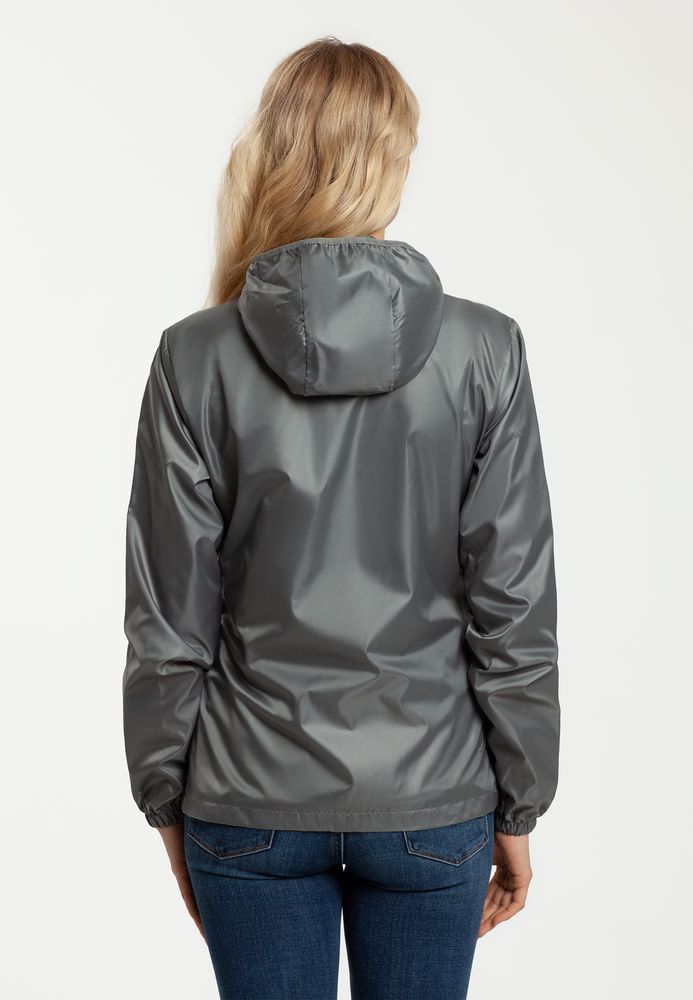 Ветровка женская Fastplant серая / Миниатюра WWW (1000)