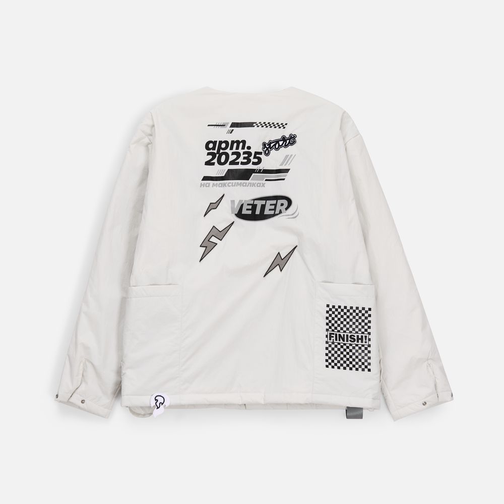 Заготовка из габардина Gabo M, белая / Миниатюра нанесения (1000)