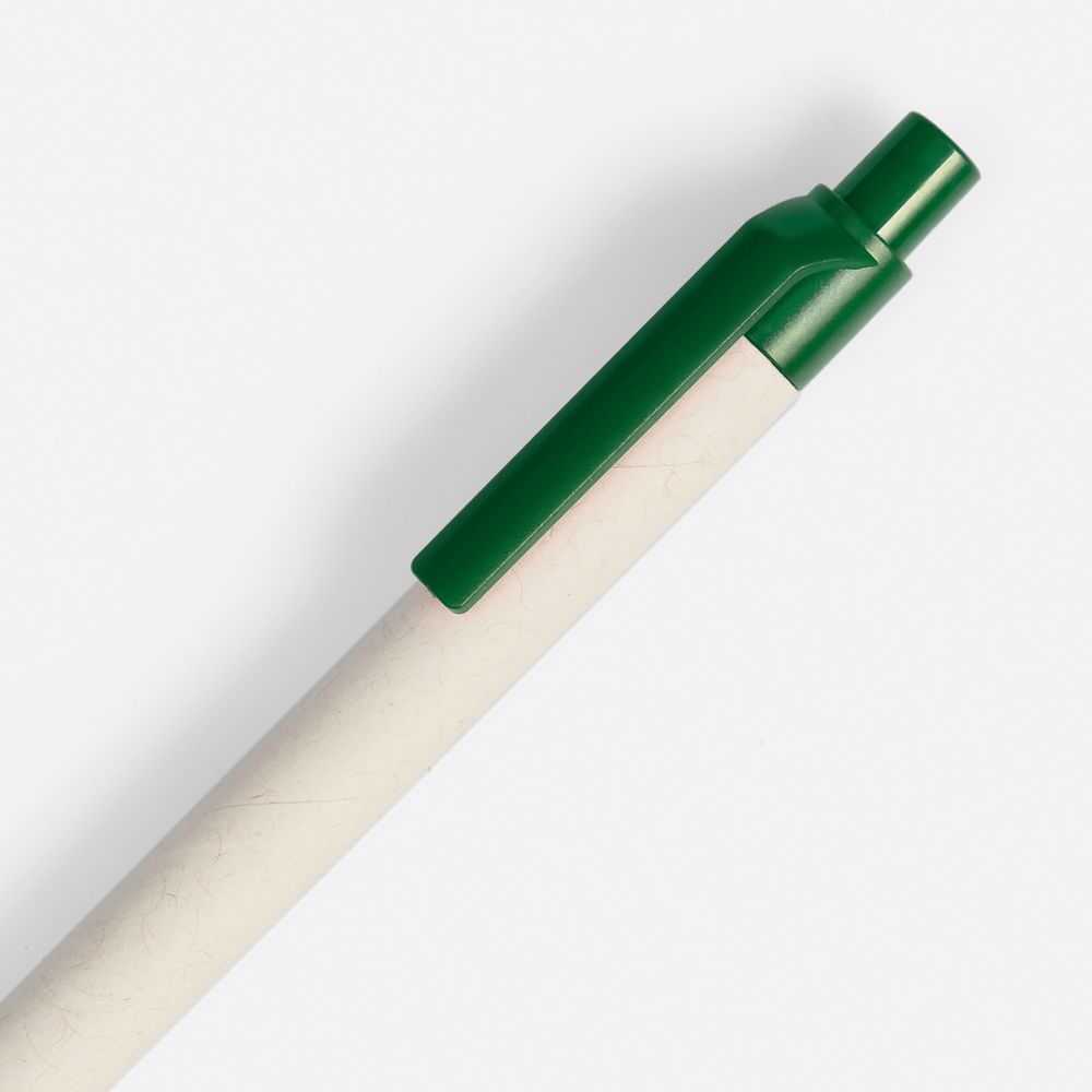 Ручка шариковая MilkMake, зеленая / Миниатюра WWW (1000)