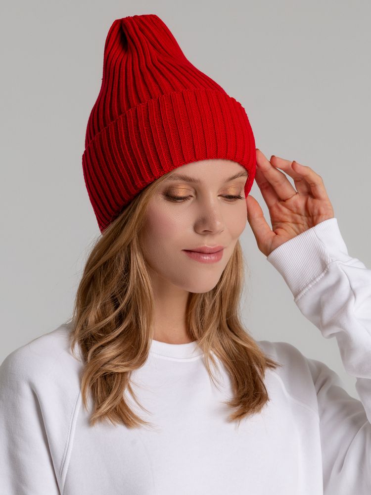 Шапка Yong, ярко-красная / Миниатюра WWW (1000)