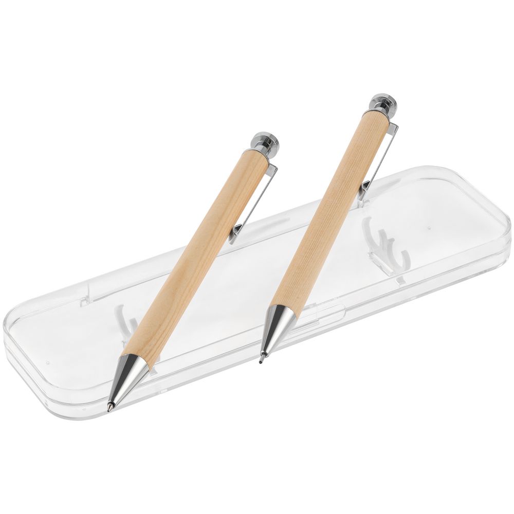 Набор Attribute Wooden: ручка и карандаш / Миниатюра WWW (1000)