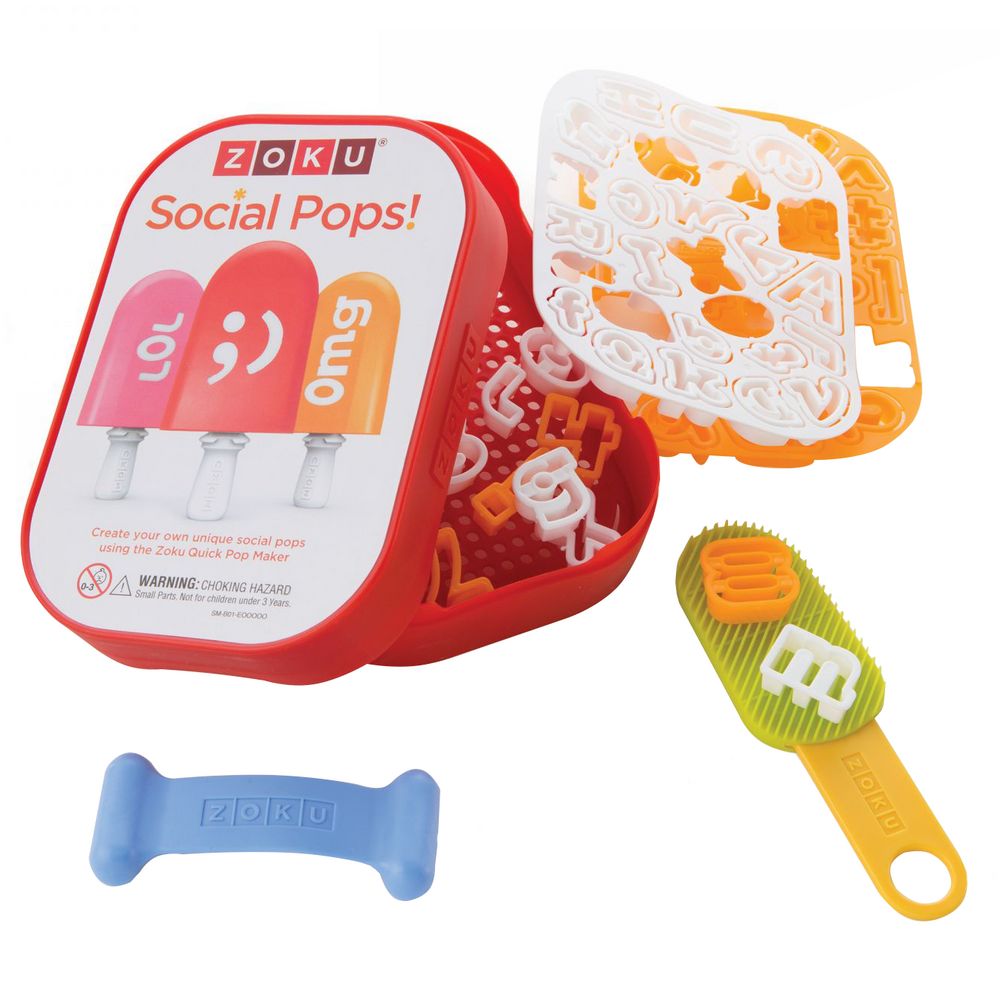 Набор для украшения мороженого Social Media Kit / Миниатюра WWW (1000)