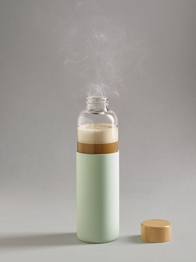 Бутылка для воды Dakar, прозрачная с зеленым / Миниатюра WWW (1000)