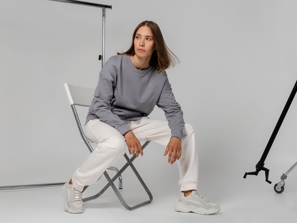 Свитшот Neofit, cветло-серый / Миниатюра WWW (1000)