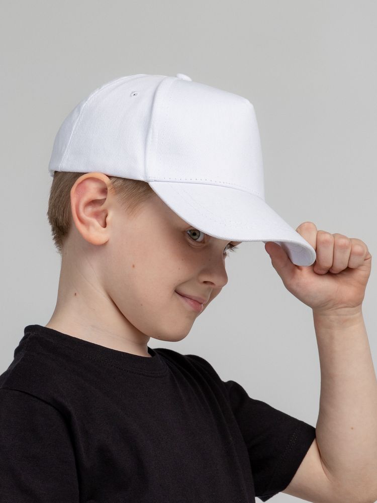 Бейсболка детская Standard Kids, белая / Миниатюра WWW (1000)