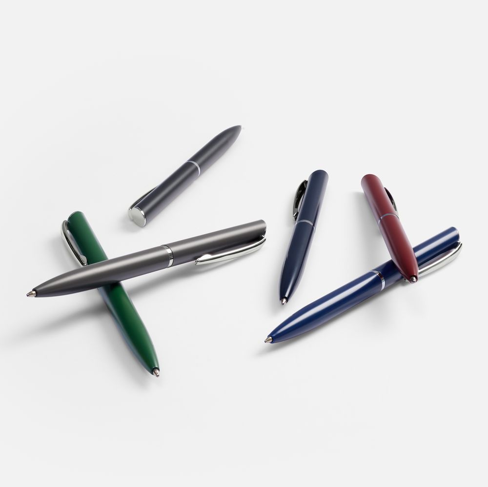 Ручка шариковая Ringa, темно-зеленая / Миниатюра WWW (1000)