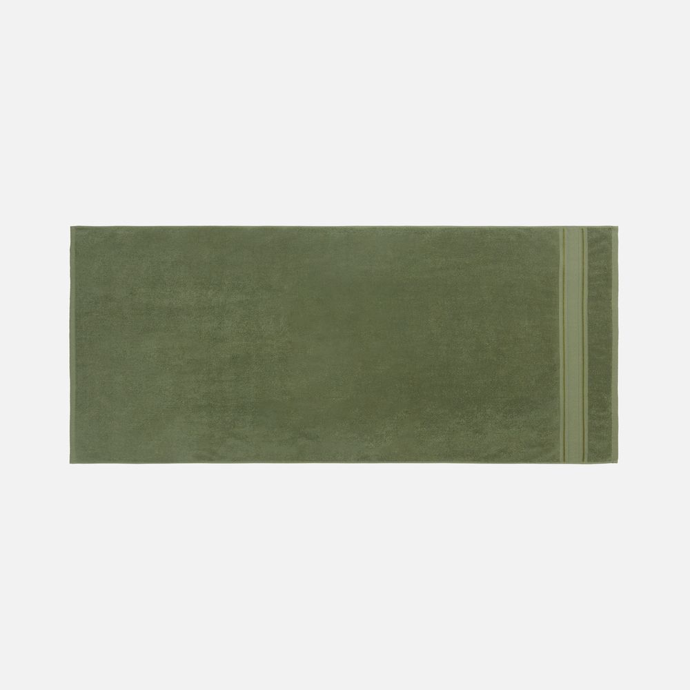 Полотенце махровое Terrychic, среднее, зеленое / Миниатюра WWW (1000)