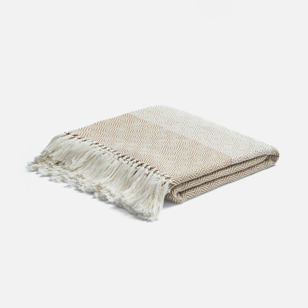 Плед Ladakh, бежевый / Миниатюра WWW (1000)