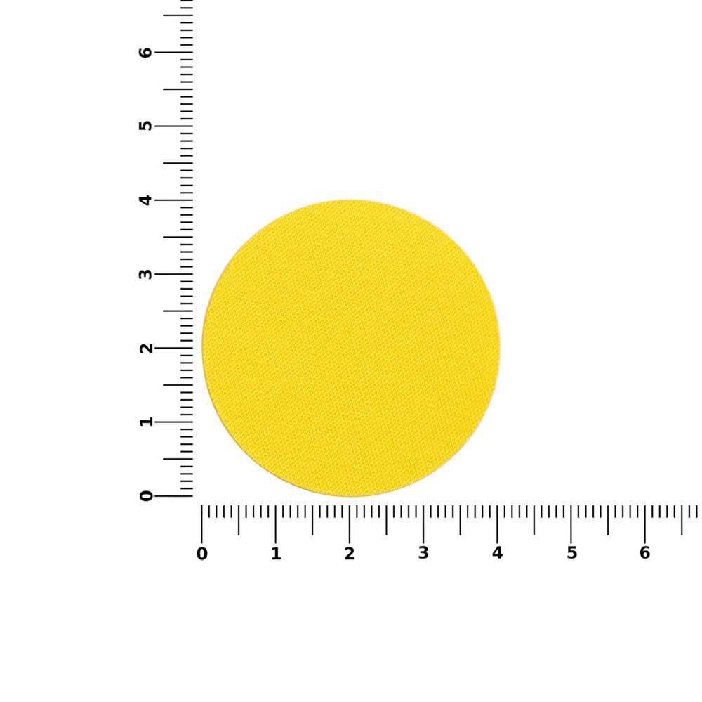 Наклейка тканевая Lunga Round, M, желтая / Миниатюра WWW (1000)