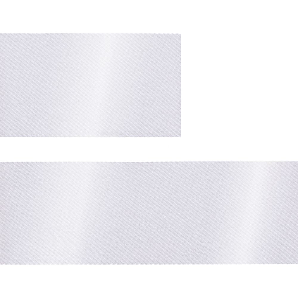 Лента сатиновая Satin 35 XL, белая, 160 см / Миниатюра WWW (1000)