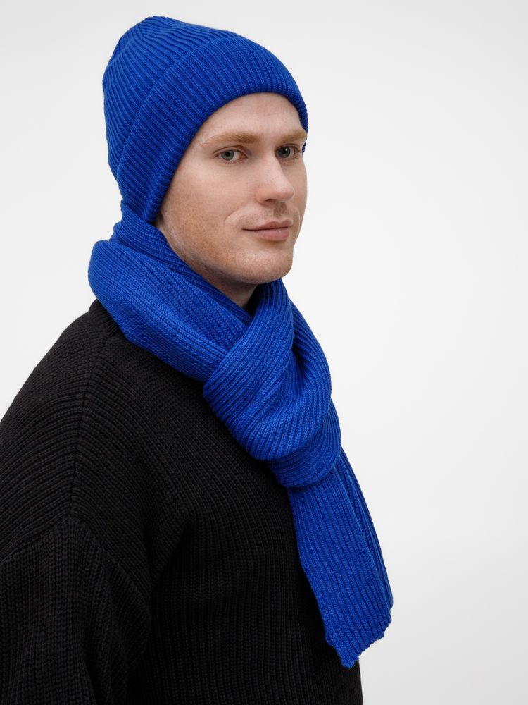 Шарф Nobilis Mono, синий (аква) / Миниатюра WWW (1000)