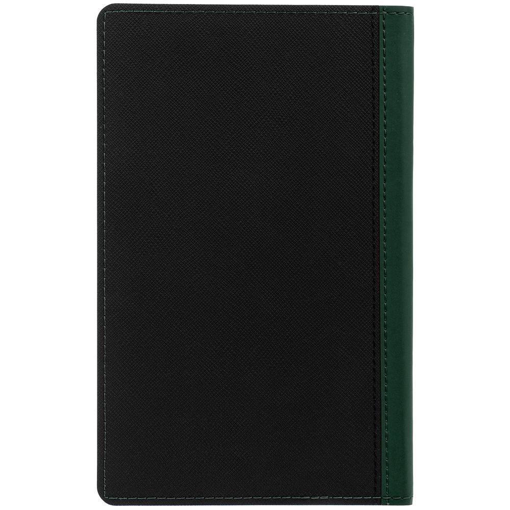 Ежедневник Nice Twice, недатированный, черный с зеленым / Миниатюра WWW (1000)