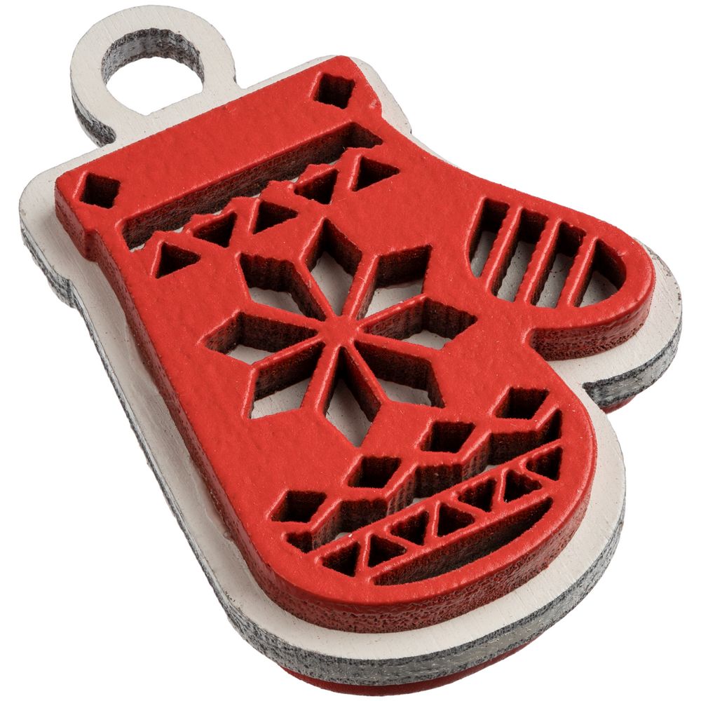 Елка с игрушками One Two Tree, красная / Миниатюра WWW (1000)