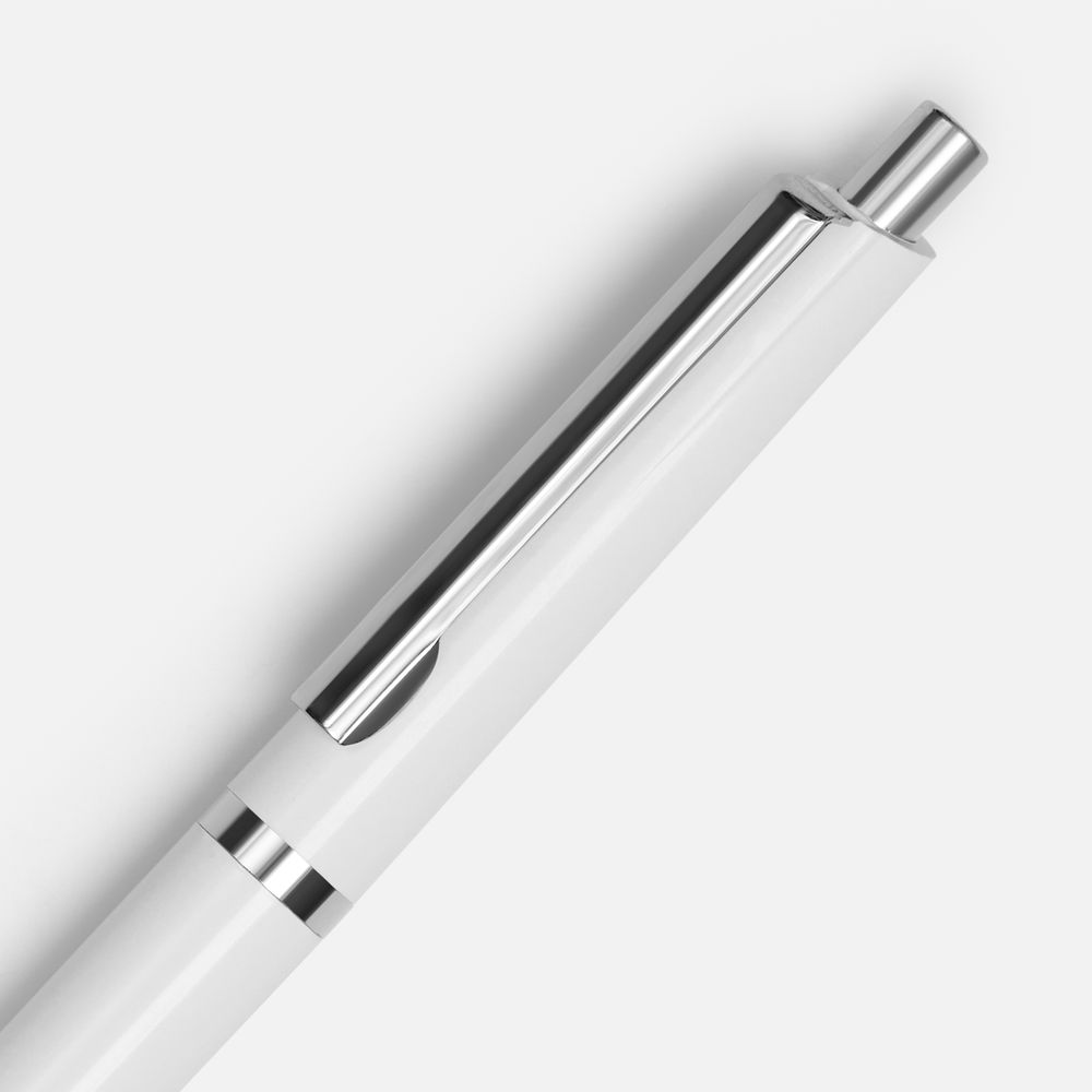 Ручка шариковая Classic, белая / Миниатюра WWW (1000)