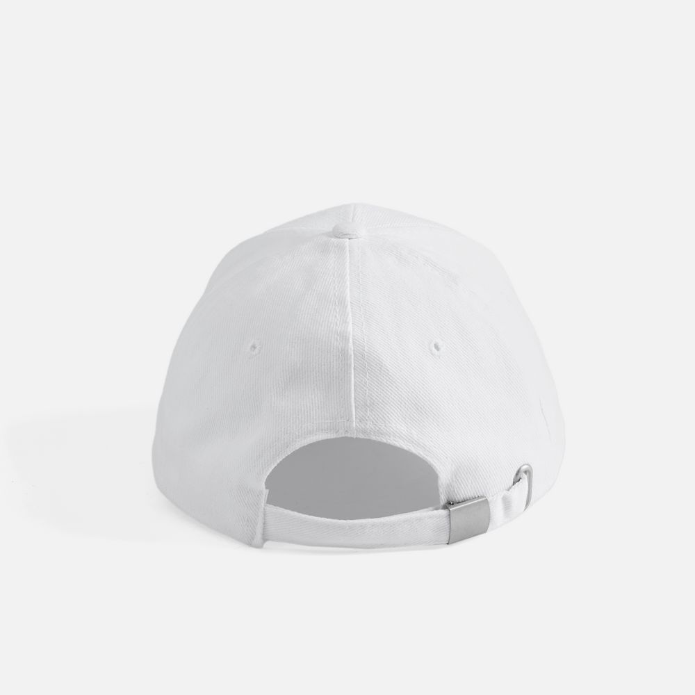 Бейсболка Buffalo, белая с темно-синим / Миниатюра WWW (1000)