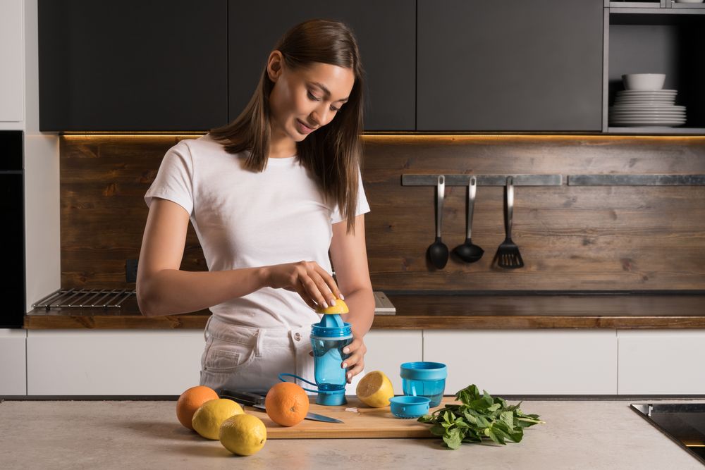 Бутылка для воды Amungen, белая / Миниатюра WWW (1000)