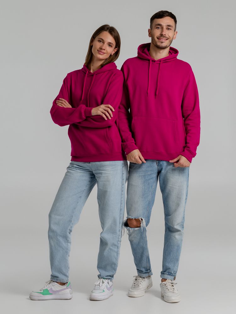 Толстовка с капюшоном Snake II ярко-розовая (фуксия) / Миниатюра WWW (1000)