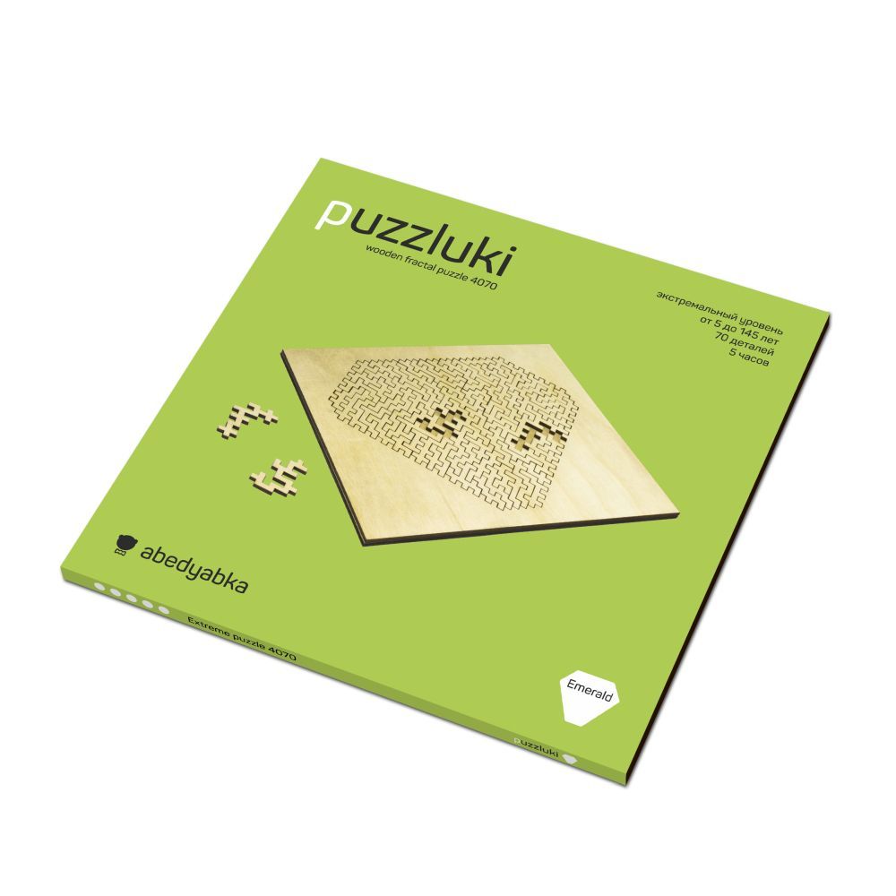 Фрактальный пазл Puzzliki Emerald Extreme / Миниатюра WWW (1000)