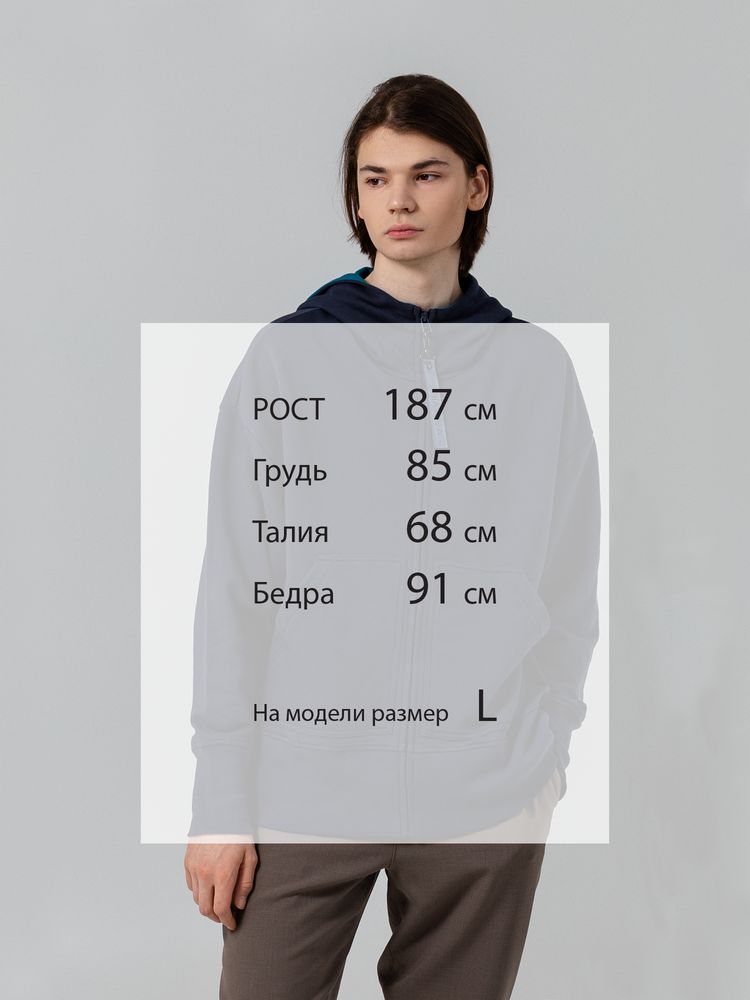 Толстовка унисекс Kosmos 1.0, темно-синяя / Миниатюра WWW (1000)