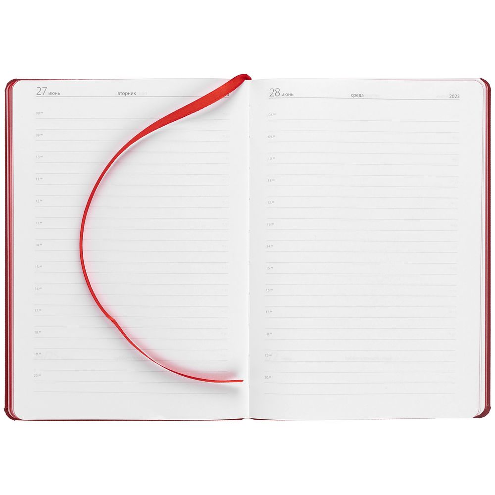 Ежедневник Must Metal, датированный, красный / Миниатюра WWW (1000)