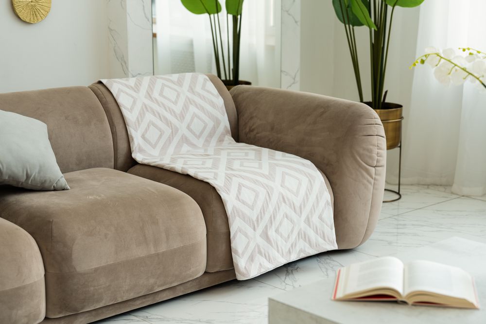 Плед Cordoba, бежевый / Миниатюра WWW (1000)