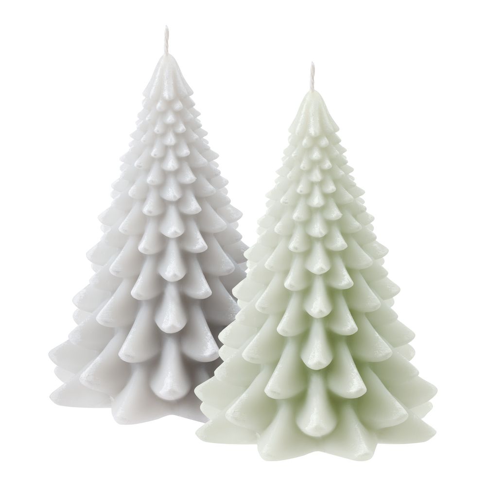 Свеча Homemate Tree, серая / Миниатюра WWW (1000)