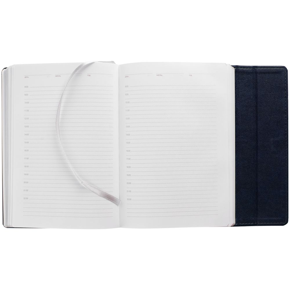 Ежедневник Flap, недатированный, синий / Миниатюра WWW (1000)