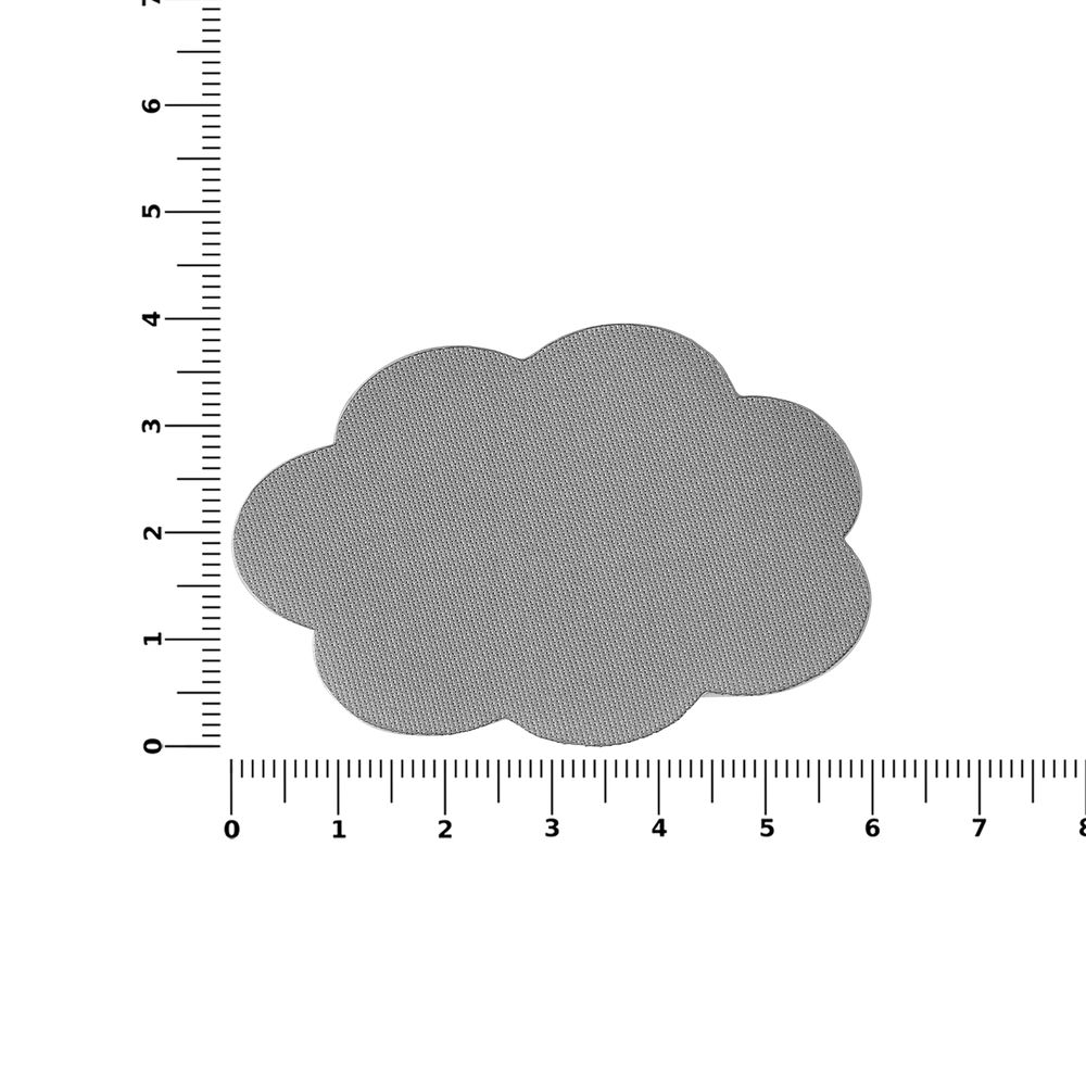 Наклейка тканевая Lunga Calum, L, серая / Миниатюра WWW (1000)
