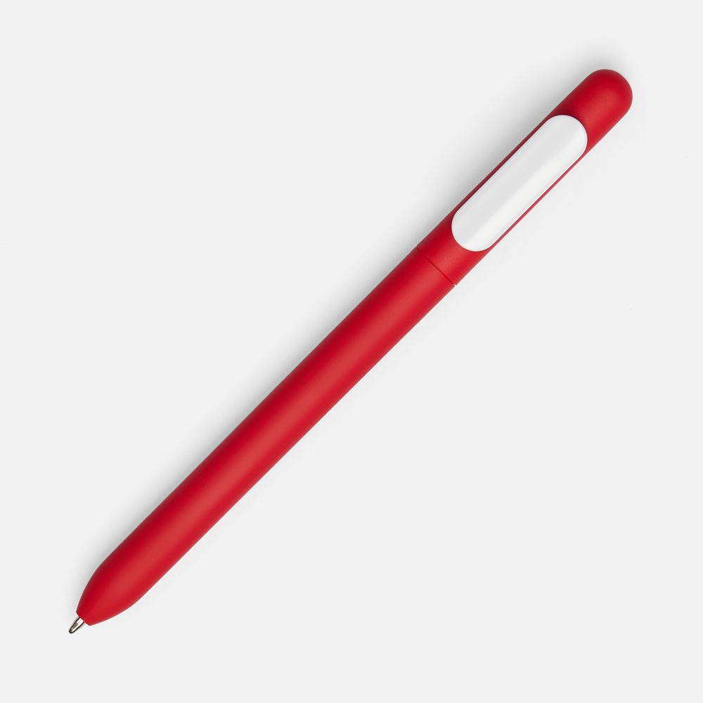 Ручка шариковая Swiper Soft Touch, красная с белым / Миниатюра WWW (1000)