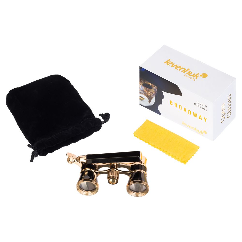 Театральный бинокль-лорнет Broadway 325E, черный / Миниатюра WWW (1000)