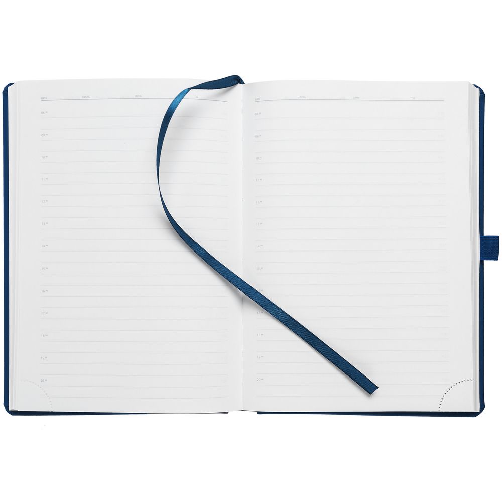 Ежедневник Favor, недатированный, синий / Миниатюра WWW (1000)